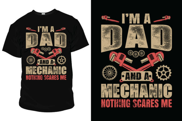 Father s Day T Shirts, Mechanic Dad, Dad Review