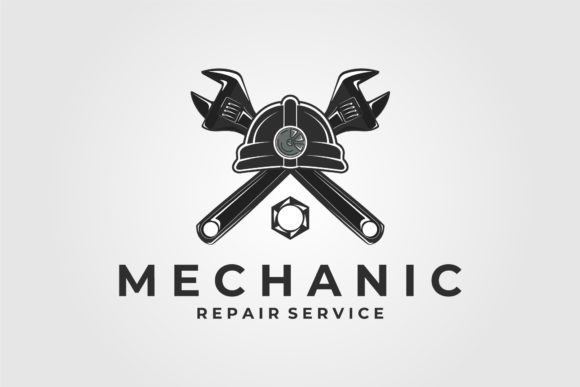 Mechanic Logo Vintage Vector Design Review
