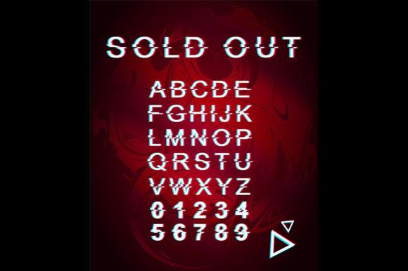 Sold out Glitch Font Template: A Designer's Reality Check