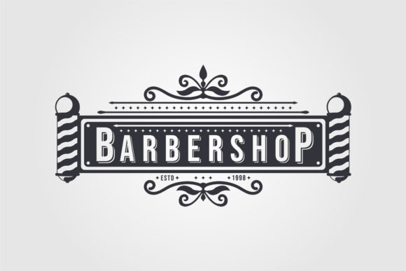 Vector Barber Shop Vintage Logo Design Review