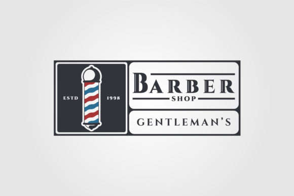 Vector of Barbershop Vintage Logo Review