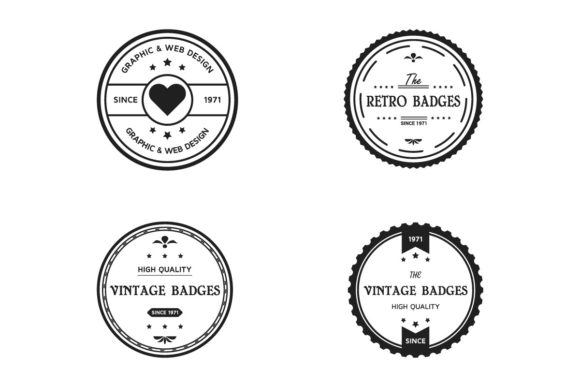 Vintages Logo with Different Style Review